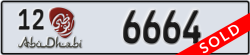 abu dhabi - code - 12 - number -6664