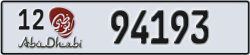 abu dhabi - code - 12 - number -94193