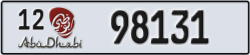 abu dhabi - code - 12 - number -98131
