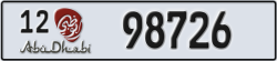 abu dhabi - code - 12 - number -98726