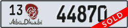 abu dhabi - code - 13 - number -44870