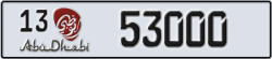 abu dhabi - code - 13 - number -52921