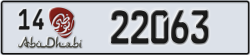 abu dhabi - code - 14 - number -22063