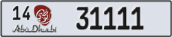 abu dhabi - code - 14 - number -31111