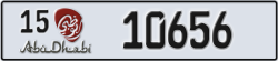 abu dhabi - code - 15 - number -10656