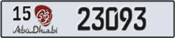 abu dhabi - code - 15 - number -23093