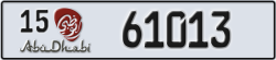 abu dhabi - code - 15 - number -61013