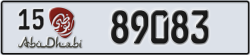 abu dhabi - code - 15 - number -89083
