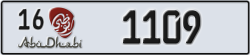 abu dhabi - code - 16 - number -1109