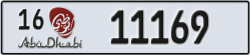 abu dhabi - code - 16 - number -11169