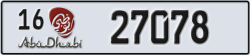 abu dhabi - code - 16 - number -27078