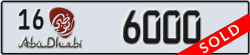 abu dhabi - code - 16 - number -6000