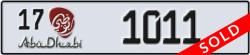 abu dhabi - code - 17 - number -1011