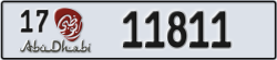 abu dhabi - code - 17 - number -11732