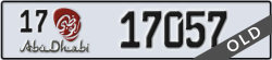 abu dhabi - code - 17 - number -17057