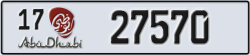 abu dhabi - code - 17 - number -27570