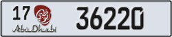 abu dhabi - code - 17 - number -36220