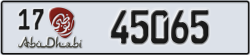 abu dhabi - code - 17 - number -45065