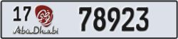 abu dhabi - code - 17 - number -78923