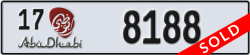 abu dhabi - code - 17 - number -8188
