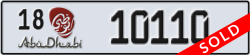 abu dhabi - code - 18 - number -10110