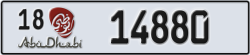 abu dhabi - code - 18 - number -14880