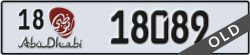 abu dhabi - code - 18 - number -18089