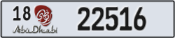 abu dhabi - code - 18 - number -22516