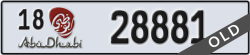 abu dhabi - code - 18 - number -28881