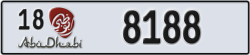 abu dhabi - code - 18 - number -8188