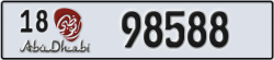 abu dhabi - code - 18 - number -98588