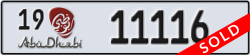 abu dhabi - code - 19 - number -11116
