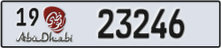 abu dhabi - code - 19 - number -23246