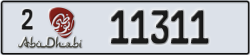 abu dhabi - code - 2 - number -11311