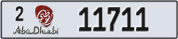 abu dhabi - code - 2 - number -11711