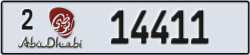 abu dhabi - code - 2 - number -14411