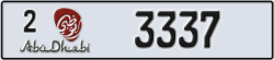 abu dhabi - code - 2 - number -3337
