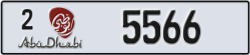 abu dhabi - code - 2 - number -5566