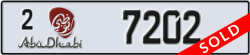abu dhabi - code - 2 - number -7202