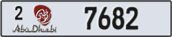 abu dhabi - code - 2 - number -7682