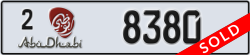 abu dhabi - code - 2 - number -8380