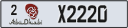 abu dhabi - code - 2 - number -X2220