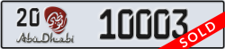 abu dhabi - code - 20 - number -10003