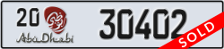 abu dhabi - code - 20 - number -30402