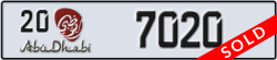 abu dhabi - code - 20 - number -7020