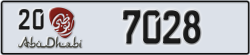abu dhabi - code - 20 - number -7028
