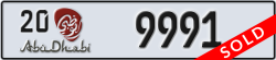 abu dhabi - code - 20 - number -9991