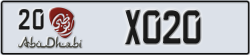abu dhabi - code - 20 - number -X020