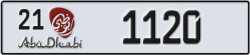 abu dhabi - code - 21 - number -1120