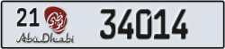 abu dhabi - code - 21 - number -34014